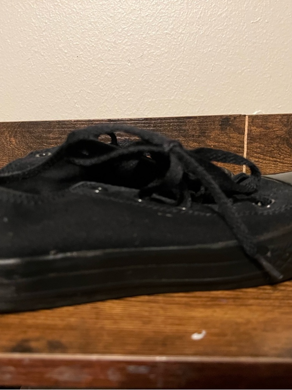 Converse All Star Low Top Black Canvas Sneakers